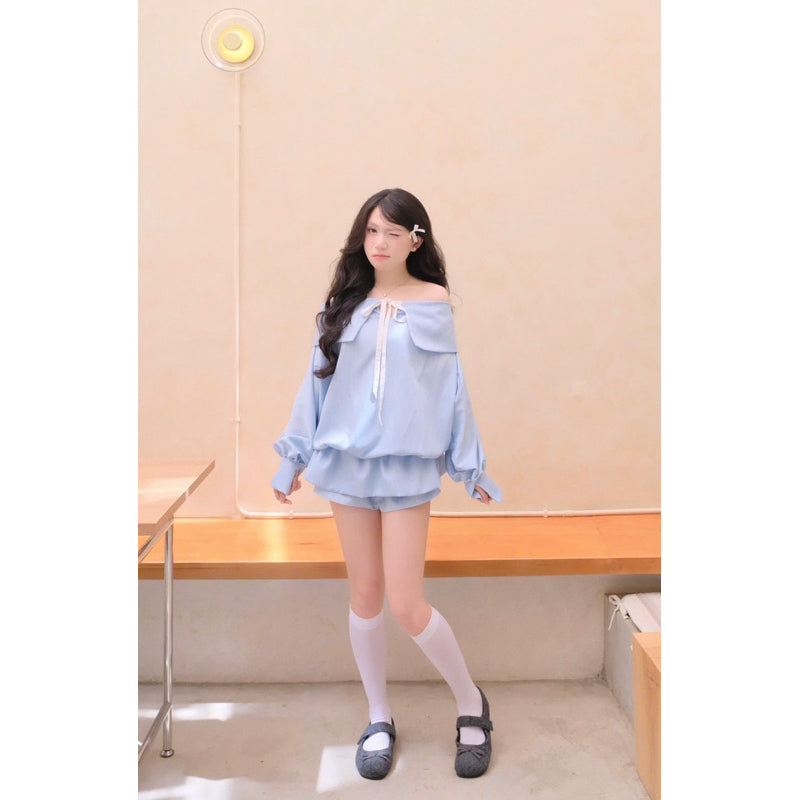 Aguja Maimei Off-Shoulder Bubble Dress (Pre-order)
