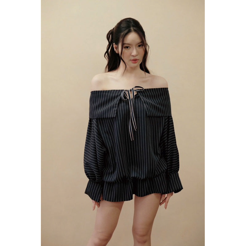 Aguja Maimei Off-Shoulder Bubble Dress (Pre-order)