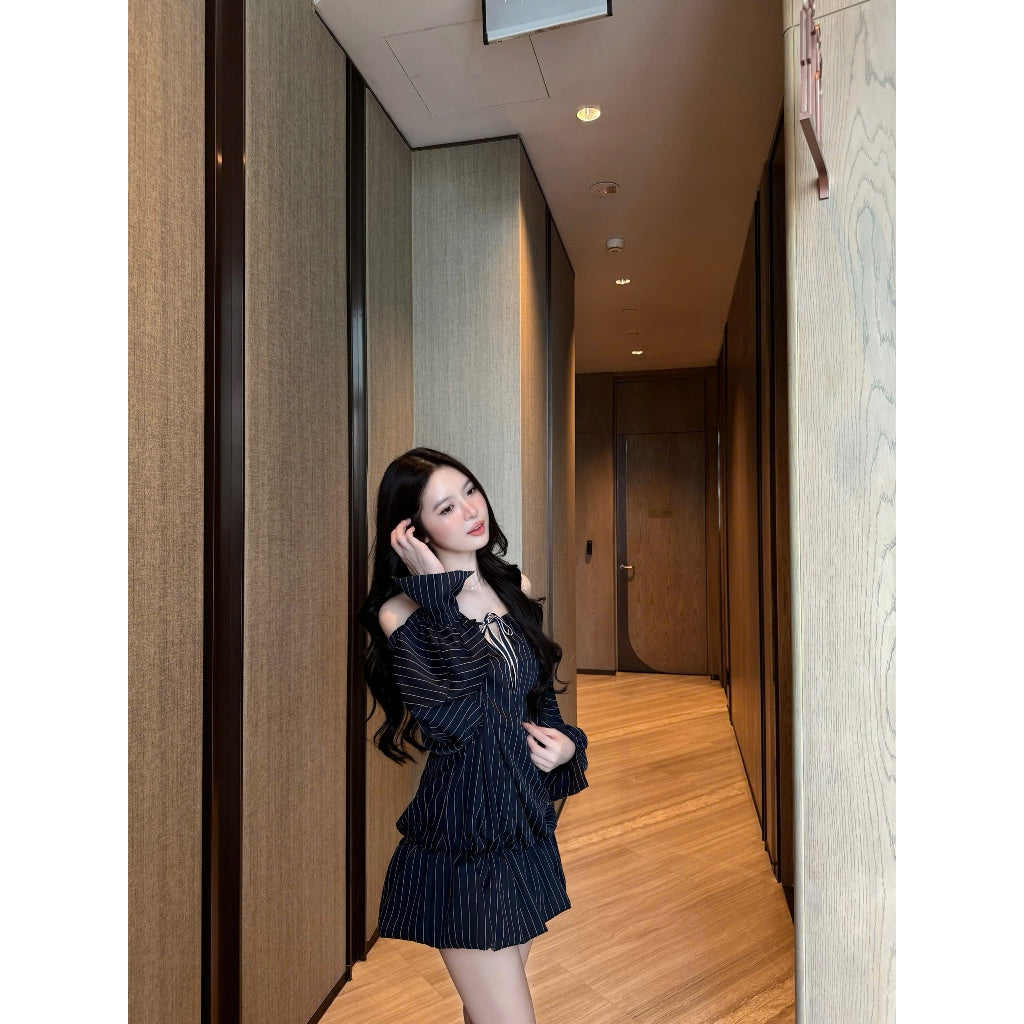 Aguja Maimei Off-Shoulder Bubble Dress (Pre-order)