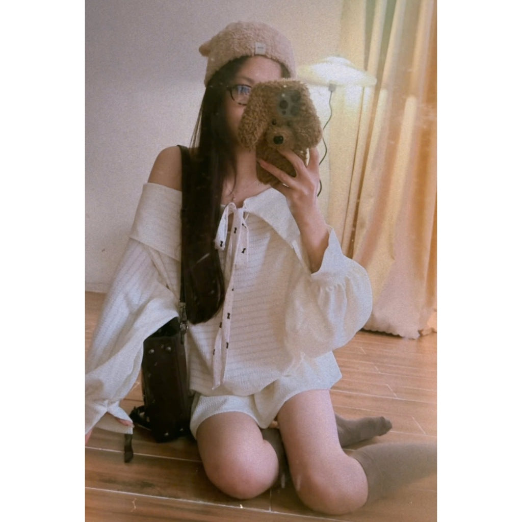 Aguja Maimei Off-Shoulder Bubble Dress (Pre-order)