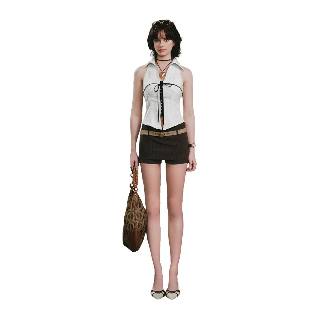 Aiai Studio Missy Checkout Skirt (Pre-order) - Em Clothing