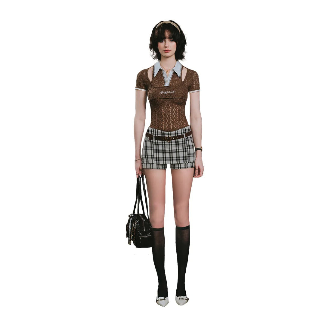 Aiai Studio Missy Checkout Skirt (Pre-order) - Em Clothing