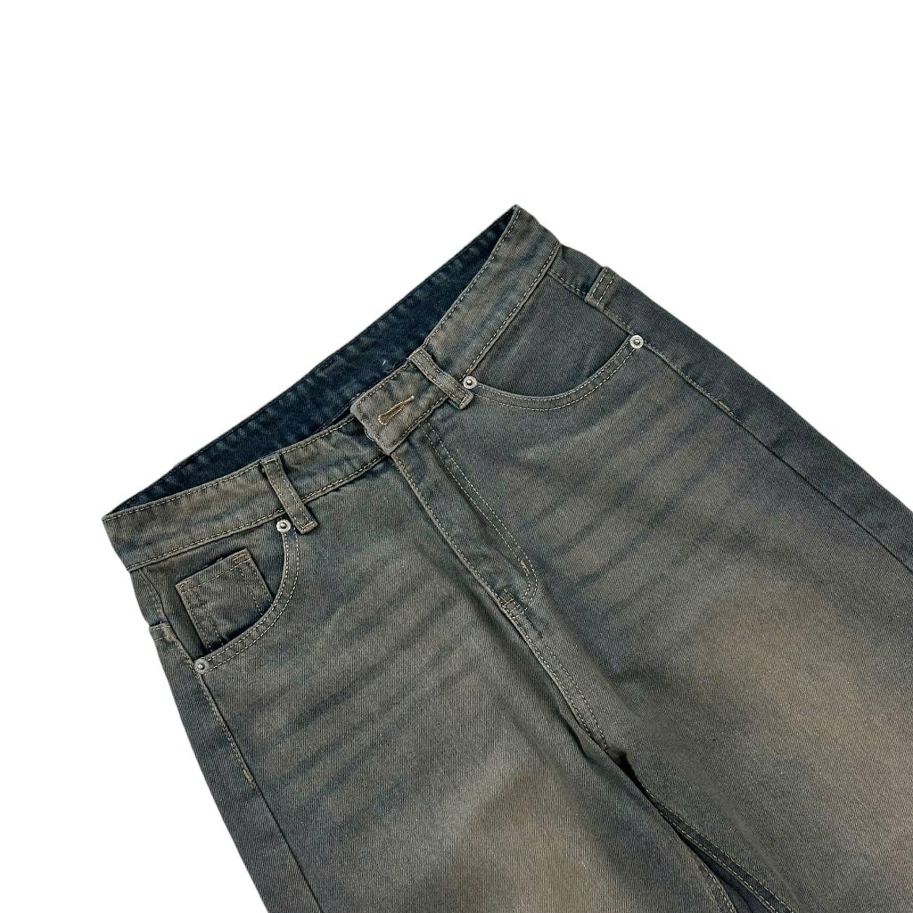 WHOSE Naval Wide Straight Jeans WHOSE (Pre-order)