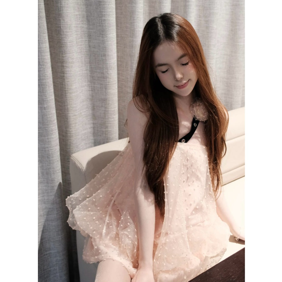 Aguja Nadia Lace Bubble Dress (Pre-order)