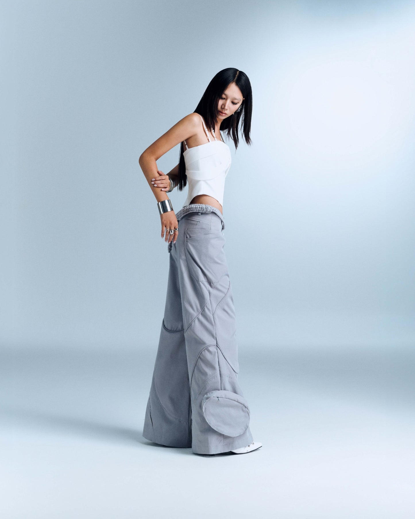 Bunny Hill Prism Pants - Light Grey (Pre-order)