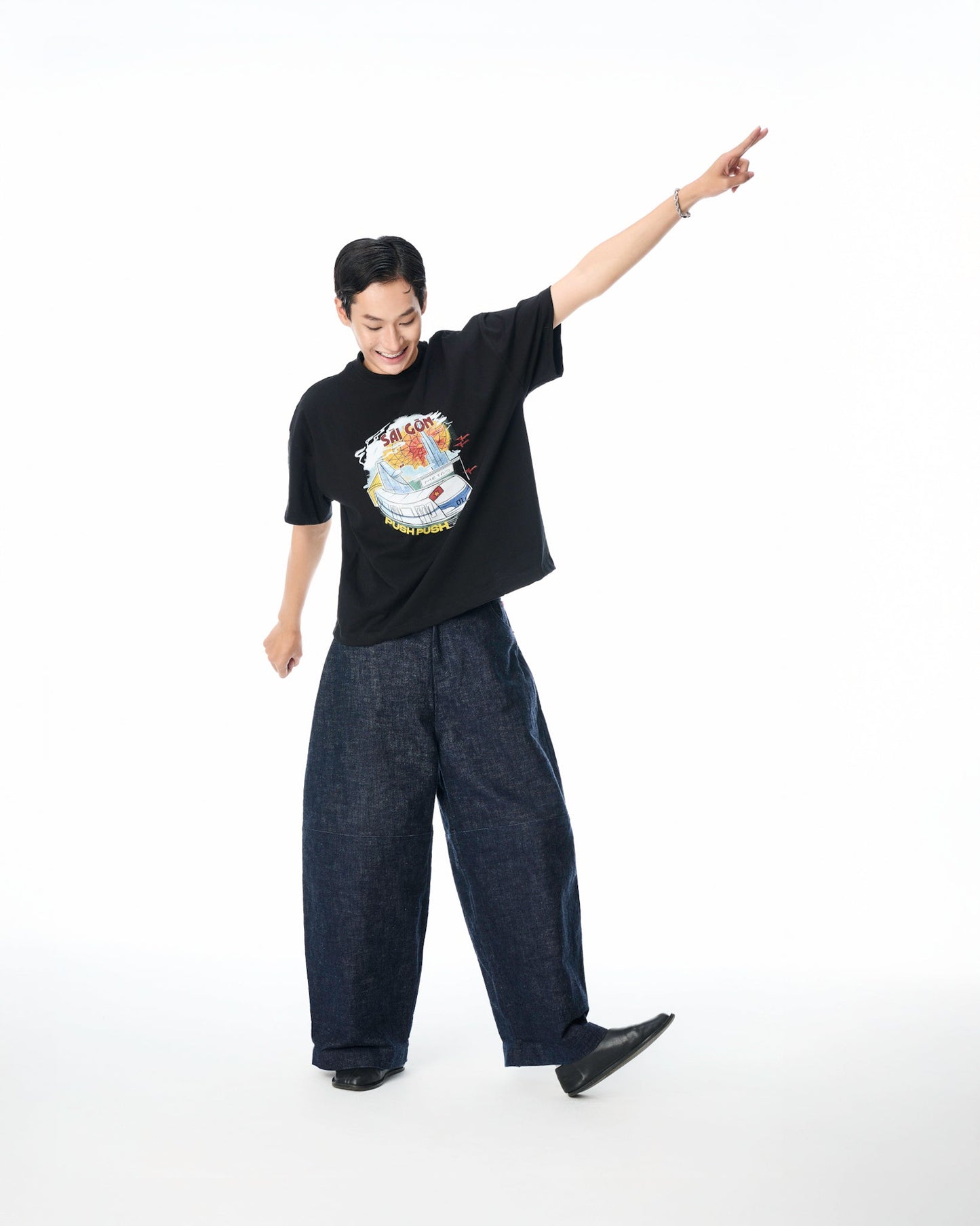 Push Push Pushline Sgn T-Shirt (Boxy Fit) (Pre-order)
