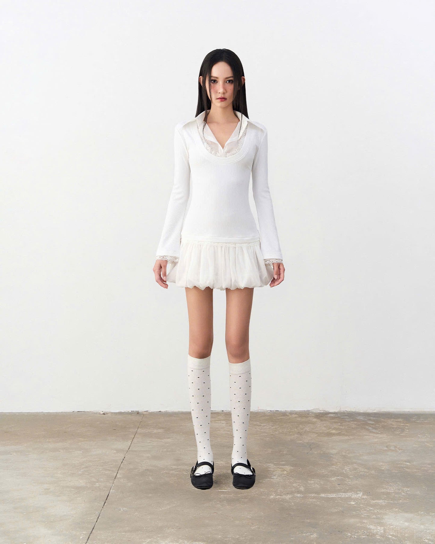 Sodope Club Pazazi Dress in White (Pre-order)
