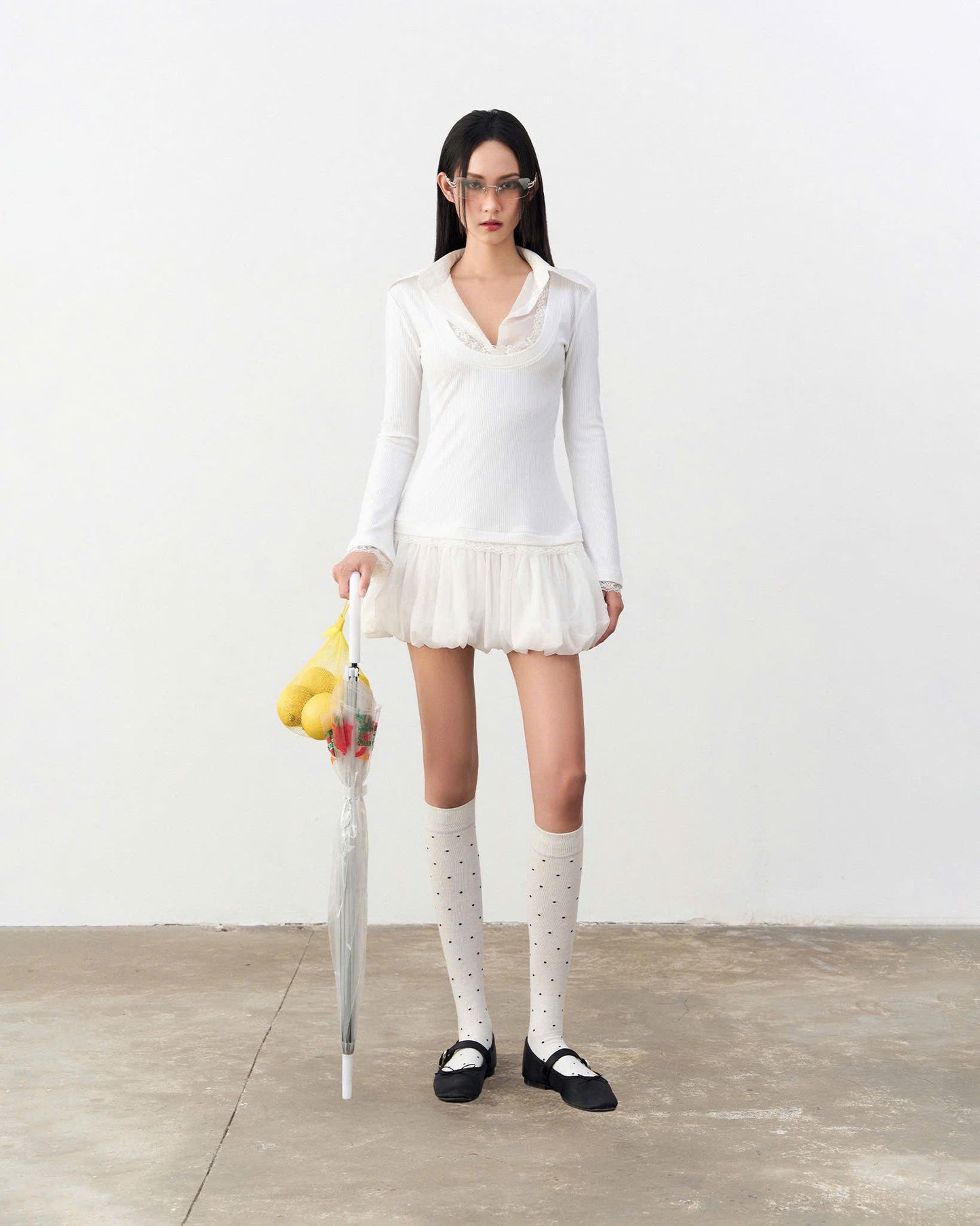 Sodope Club Pazazi Dress in White (Pre-order)
