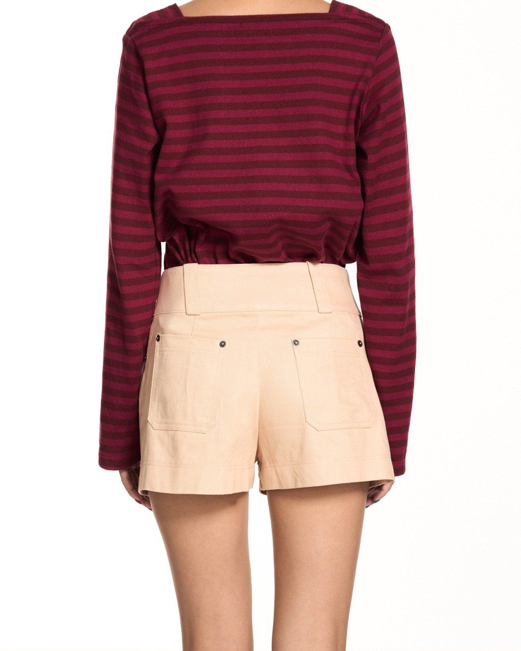 Libe Peach Khaki Shorts (Pre-order)
