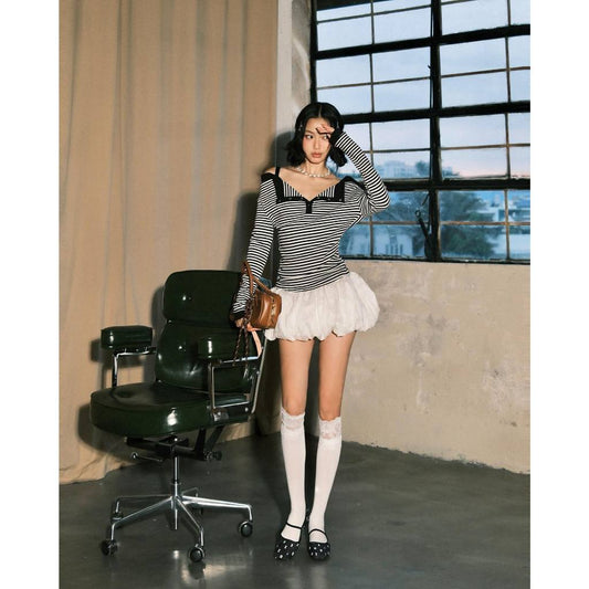 The Swan Popomi Top