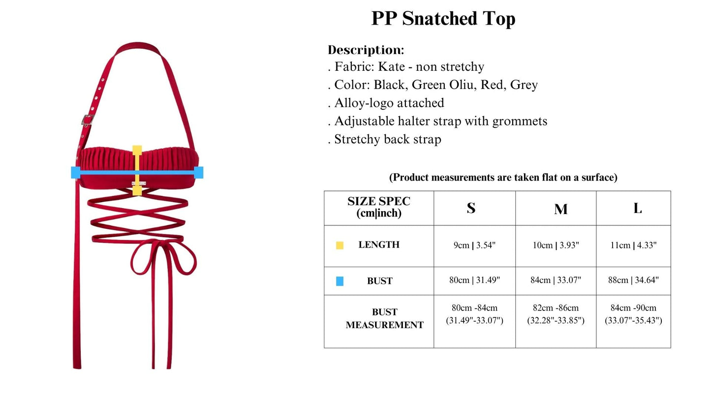 Push Push Pp Snatched Top (Pre-order)