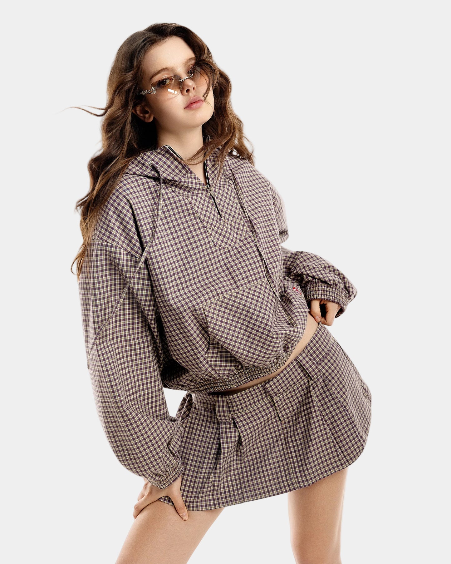 Push Push Gingham Mini Skirt