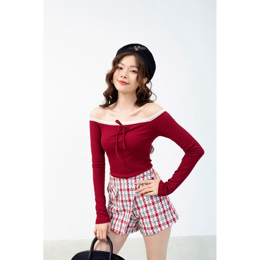 Cera Tweed Skort