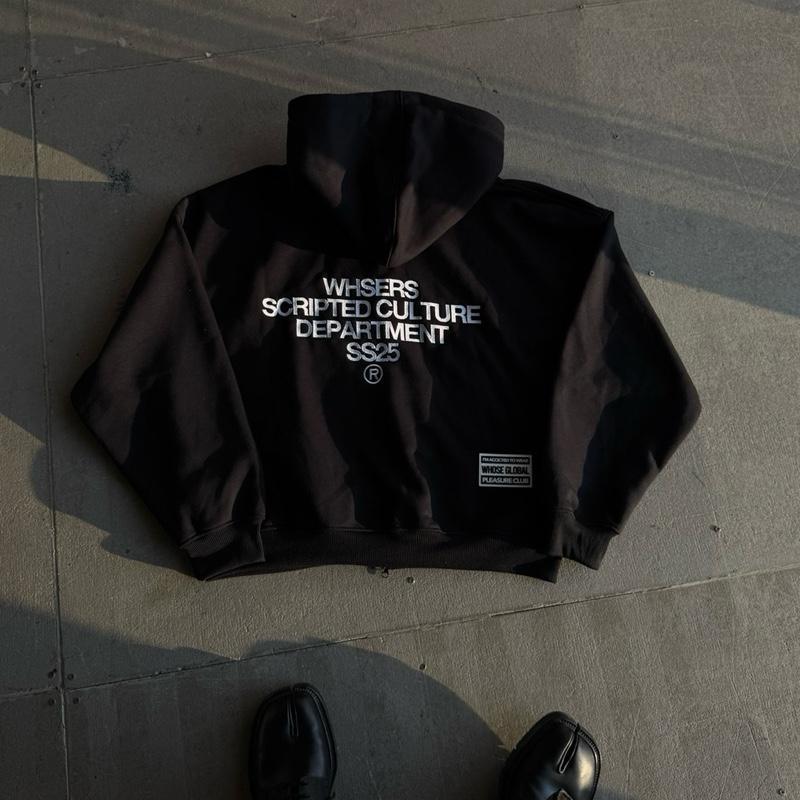 WHOSE Rubber Hoodie Zip Premium Cotton (Pre-order)