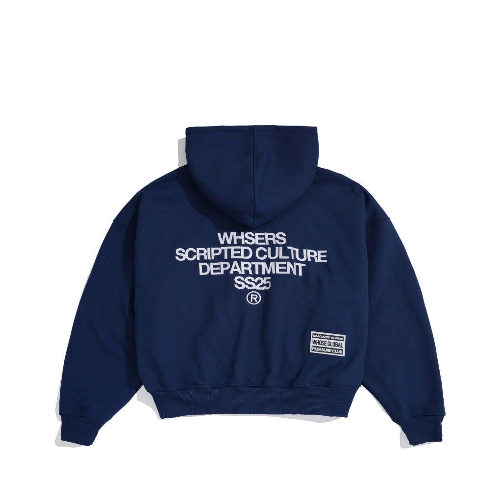 WHOSE Rubber Hoodie Zip Premium Cotton (Pre-order)