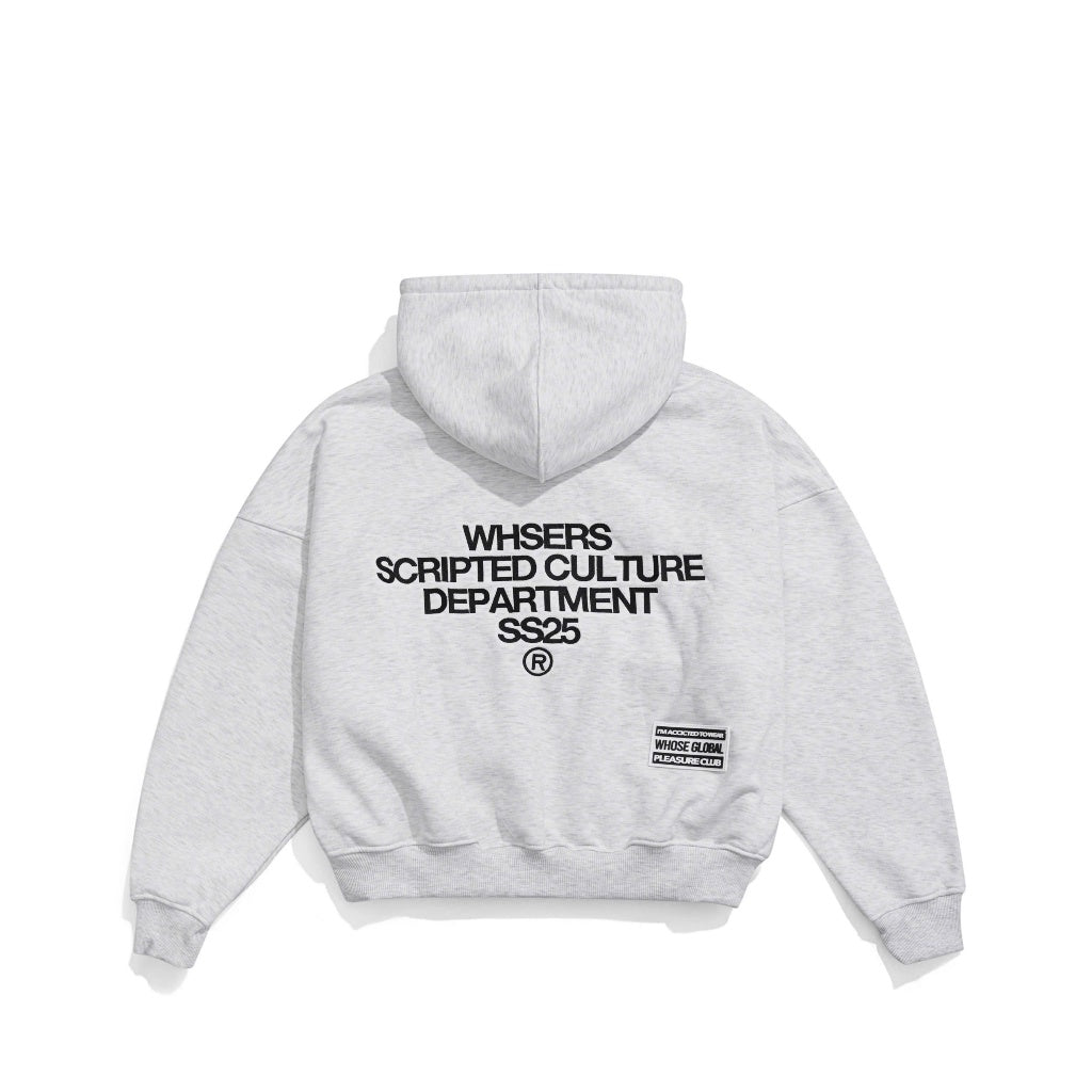 WHOSE Rubber Hoodie Zip Premium Cotton (Pre-order)