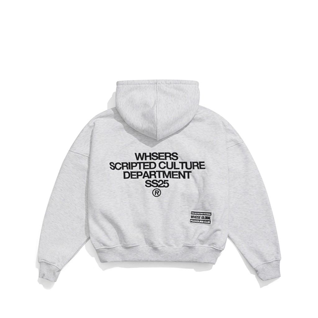 WHOSE Rubber Hoodie Zip Premium Cotton (Pre-order)