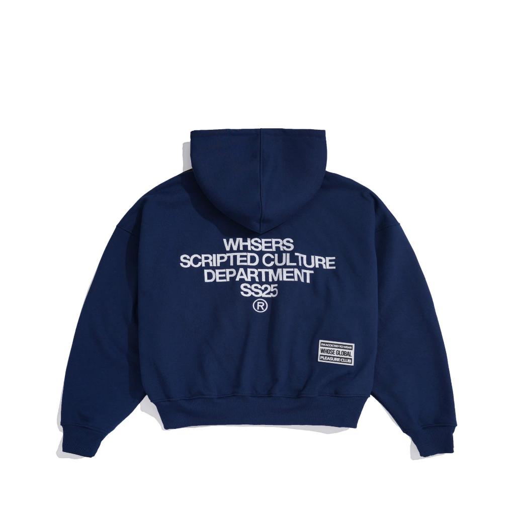 WHOSE Rubber Hoodie Zip Premium Cotton (Pre-order)