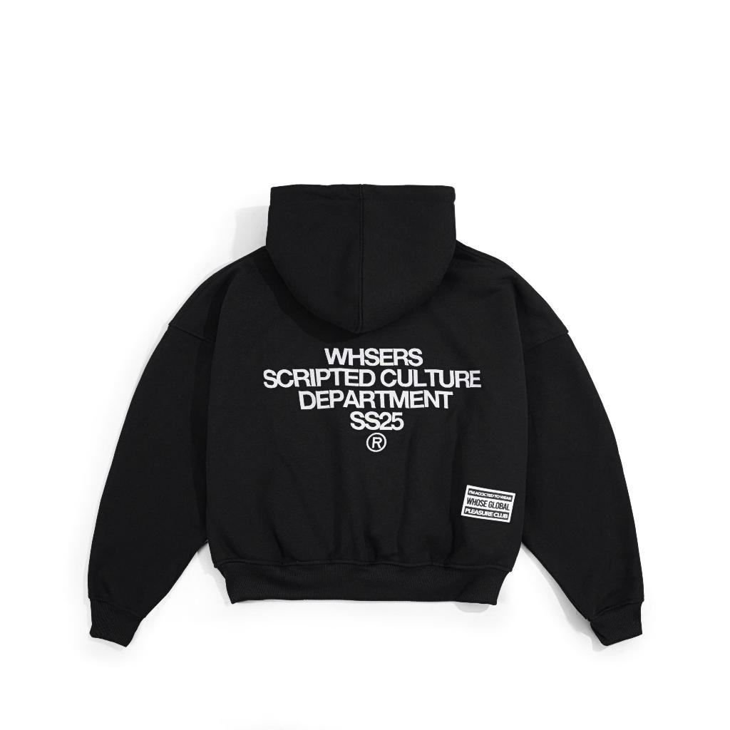 WHOSE Rubber Hoodie Zip Premium Cotton (Pre-order)