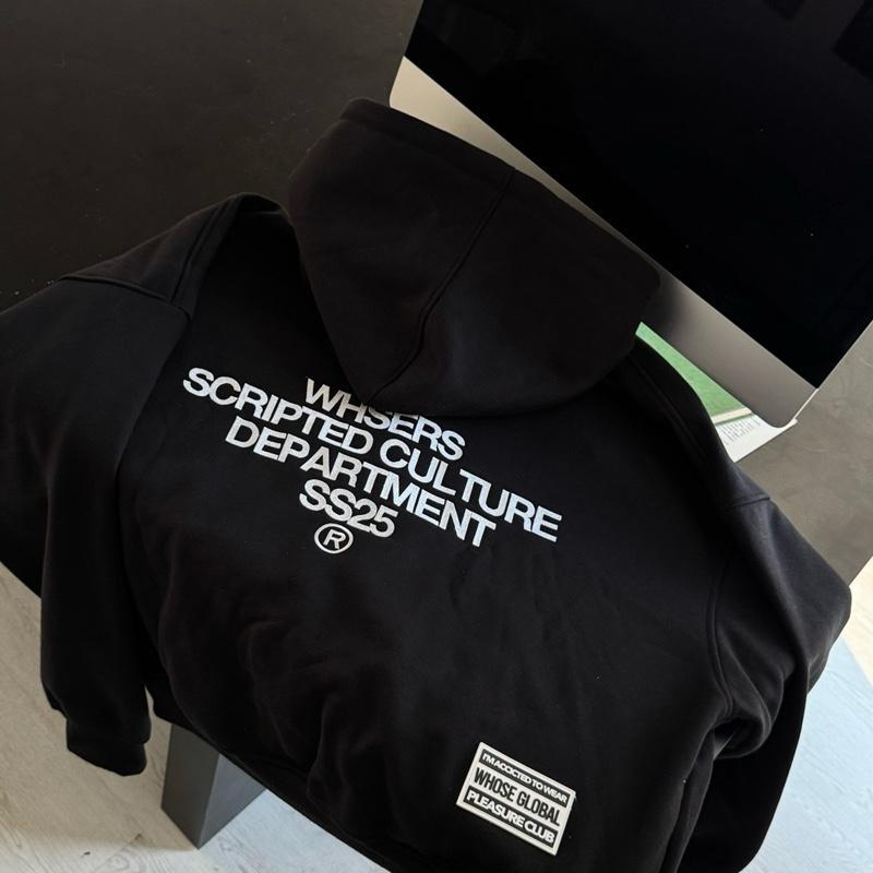 WHOSE Rubber Hoodie Zip Premium Cotton (Pre-order)