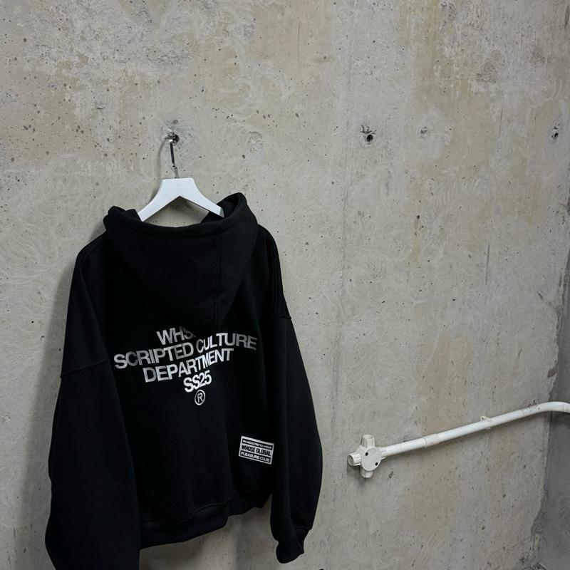 WHOSE Rubber Hoodie Zip Premium Cotton (Pre-order)