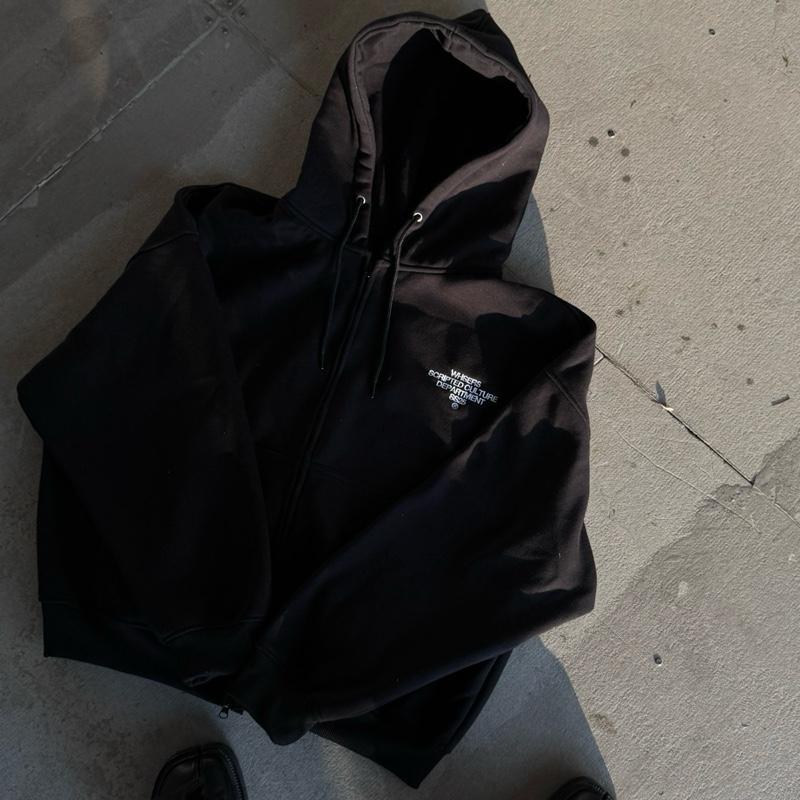 WHOSE Rubber Hoodie Zip Premium Cotton (Pre-order)