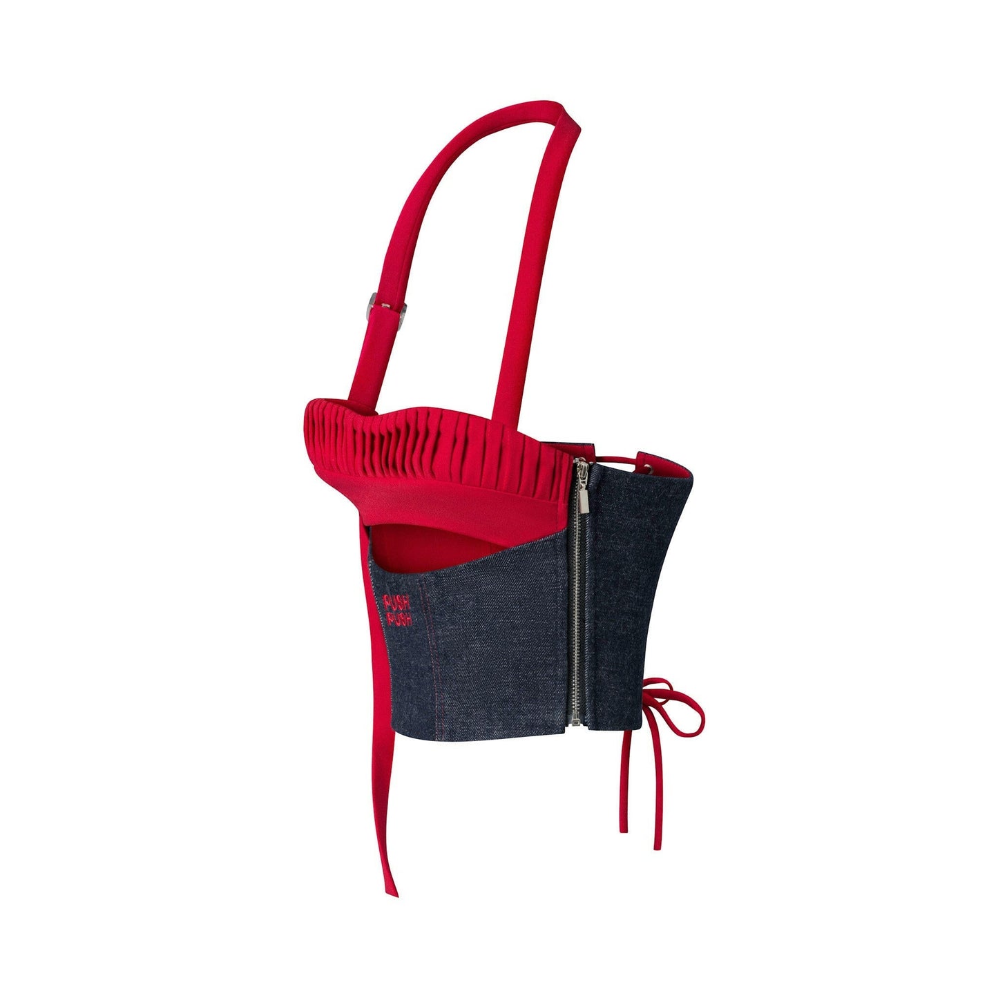 Push Push Rdc - Ruby Denim Selvedge Corset (Pre-order)