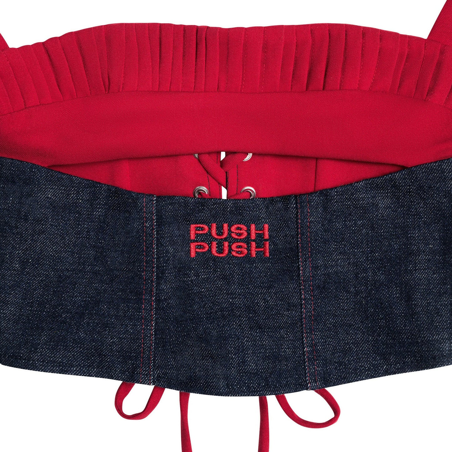 Push Push Rdc - Ruby Denim Selvedge Corset (Pre-order)