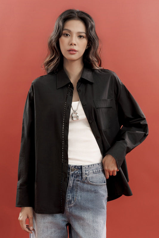 Libe Relaxed Oversized Shirt (Pre-order)
