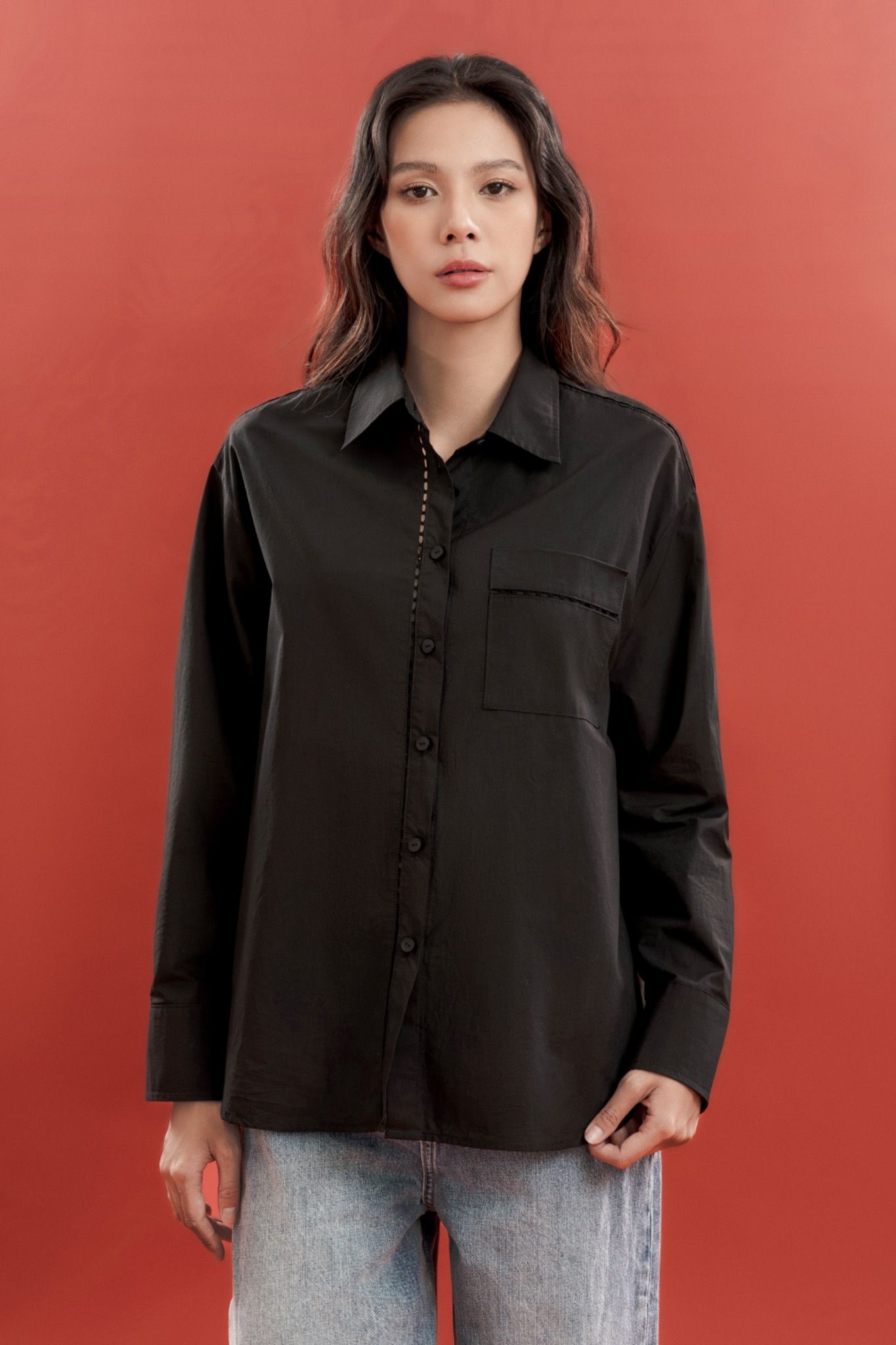 Libe Relaxed Oversized Shirt (Pre-order)