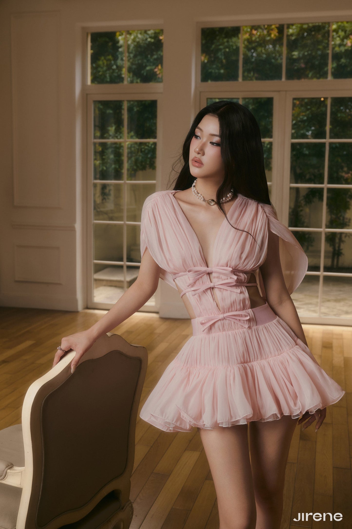Jirene Ribbon Dress (Pre-order)