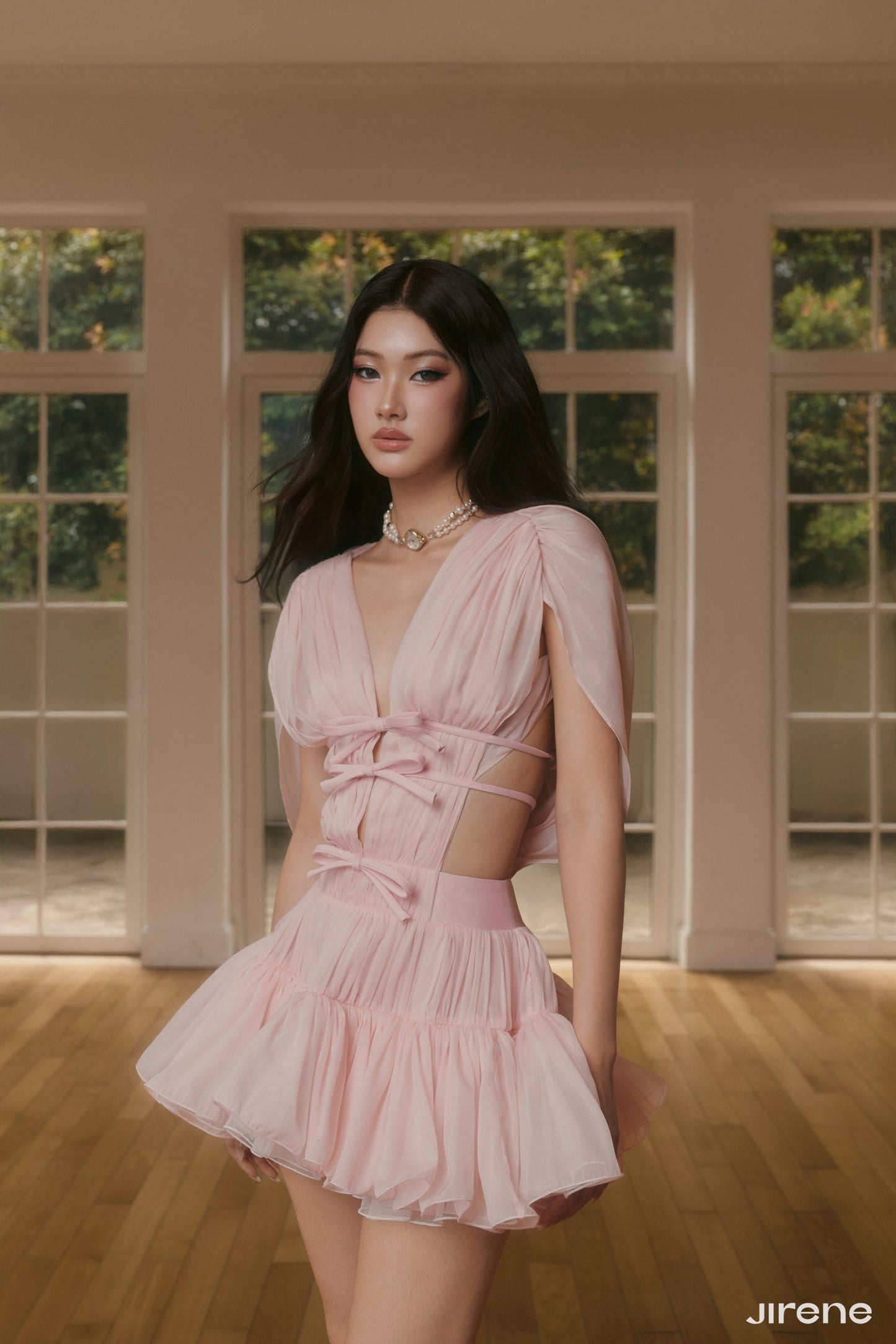Jirene Ribbon Dress (Pre-order)