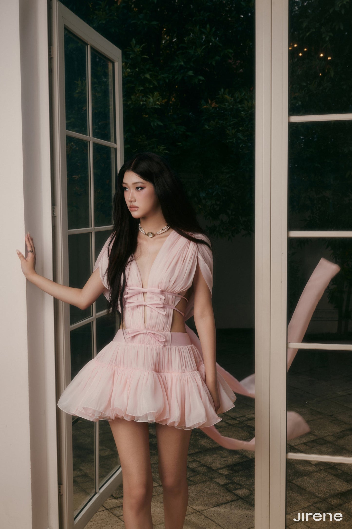 Jirene Ribbon Dress (Pre-order)