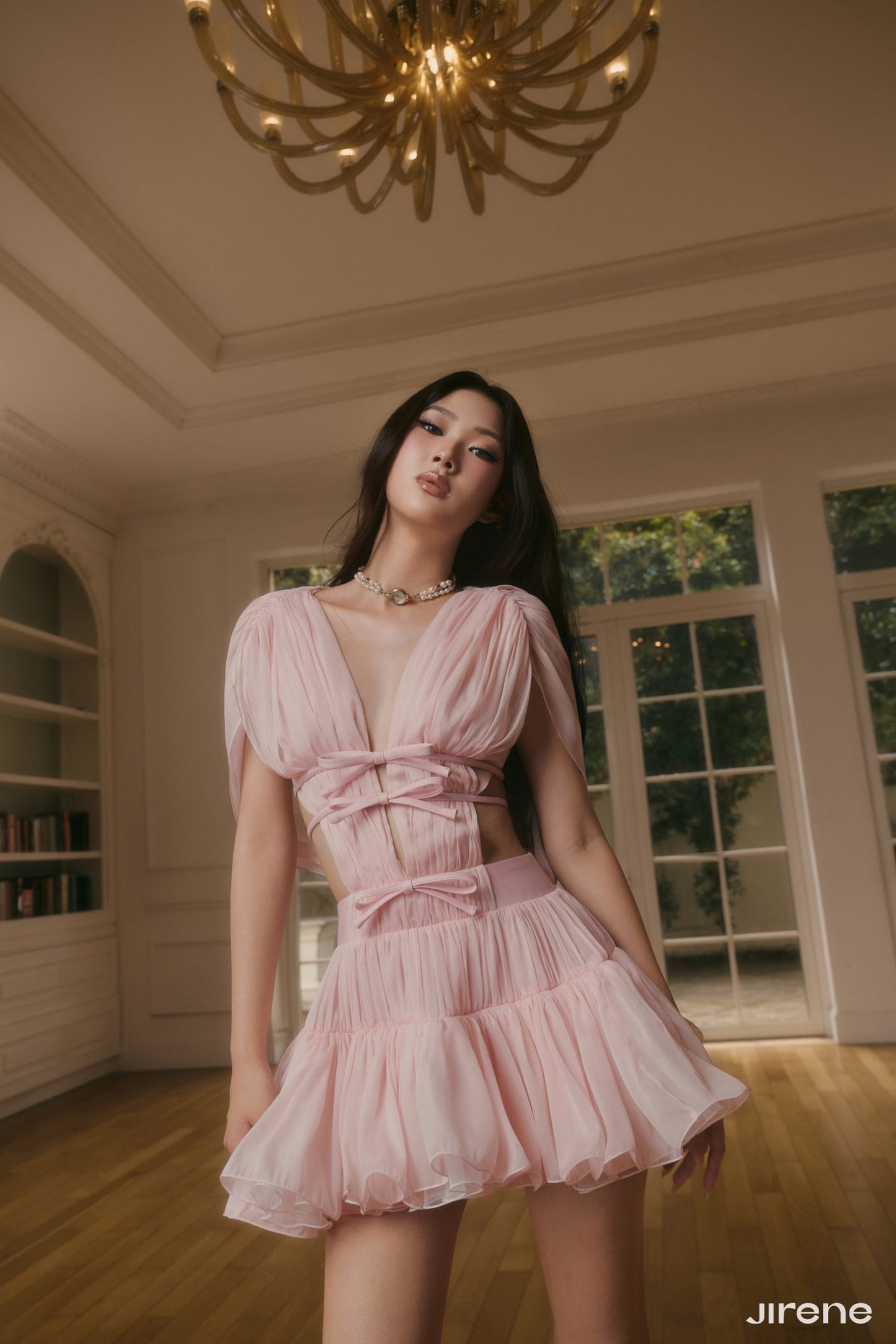 Jirene Ribbon Dress (Pre-order)