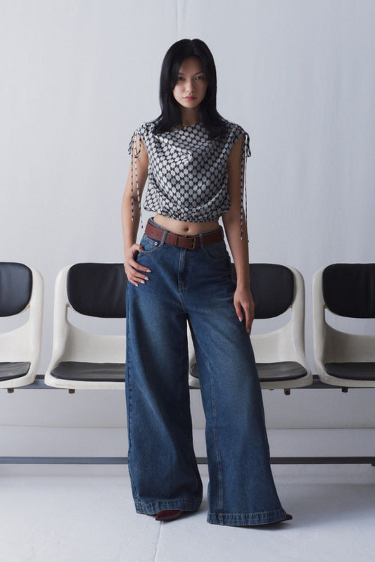 Libe Ruched Shoulder Top (Pre-order)