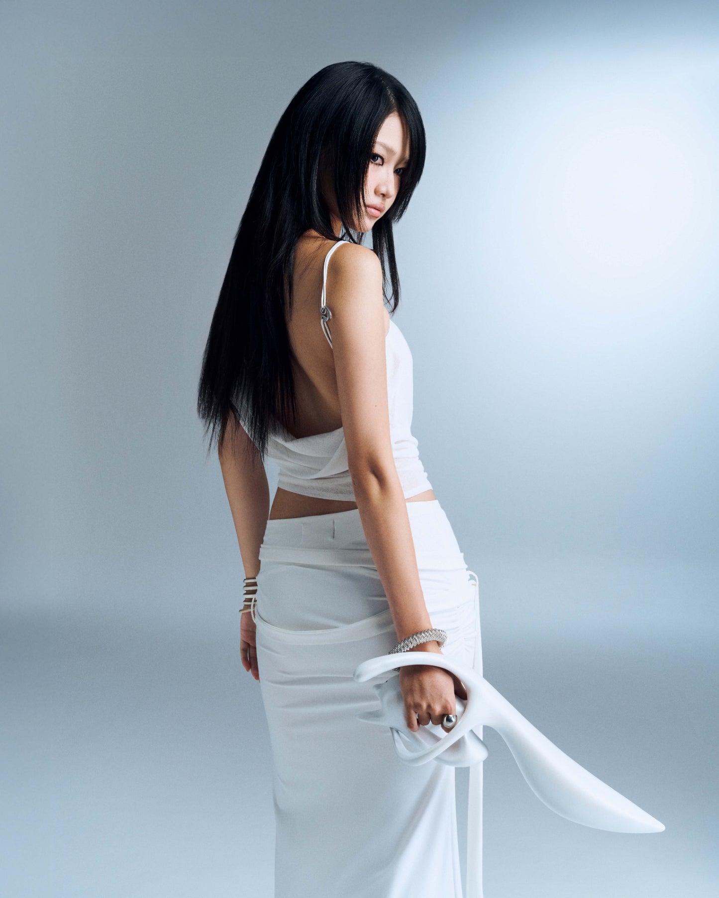 Bunny Hill Selwyn Skirt - White (Pre-order)