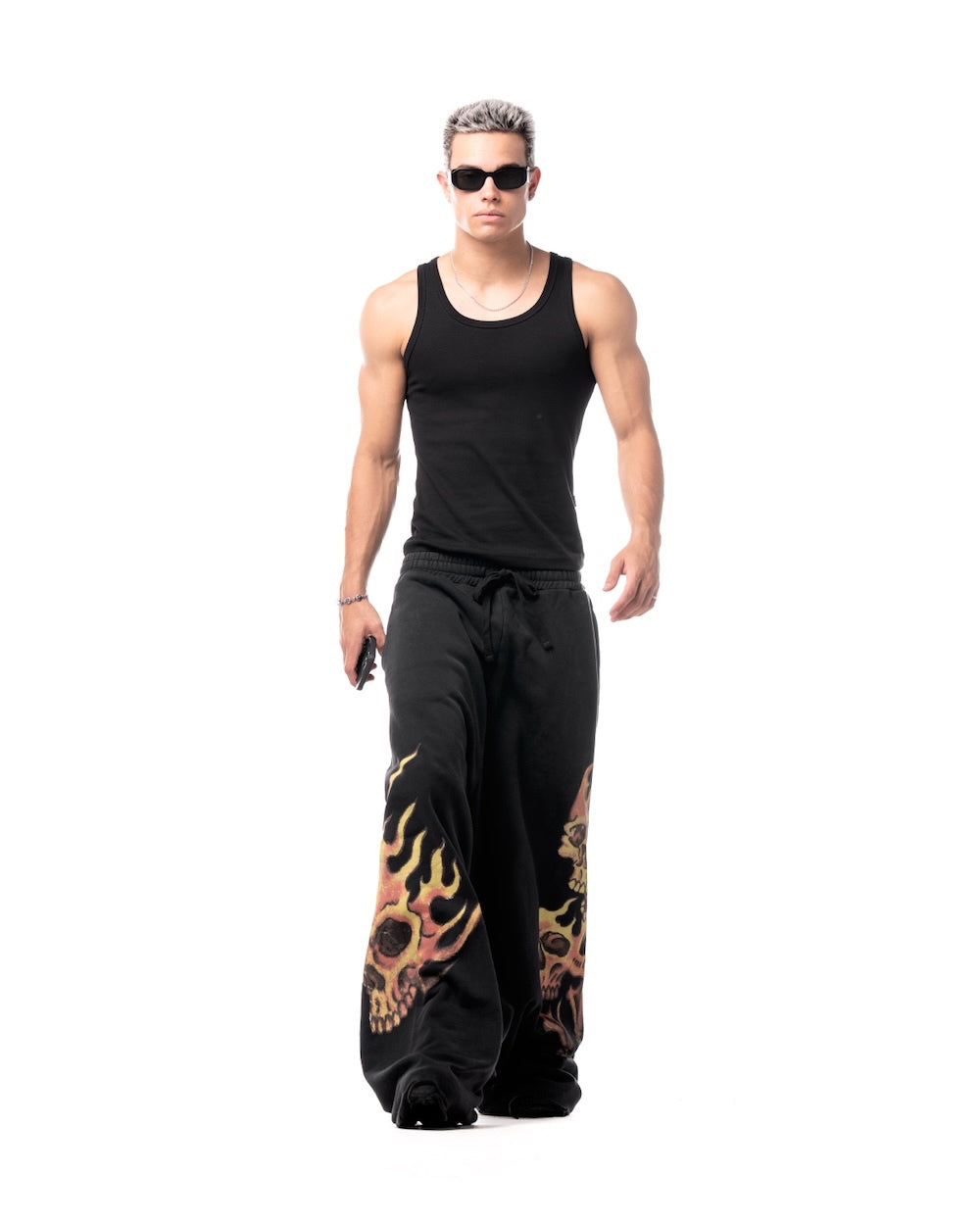 STRESSMAMA Skull Sweat Pants (Pre-order)