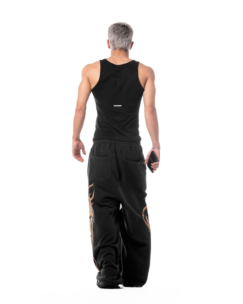 STRESSMAMA Skull Sweat Pants (Pre-order)