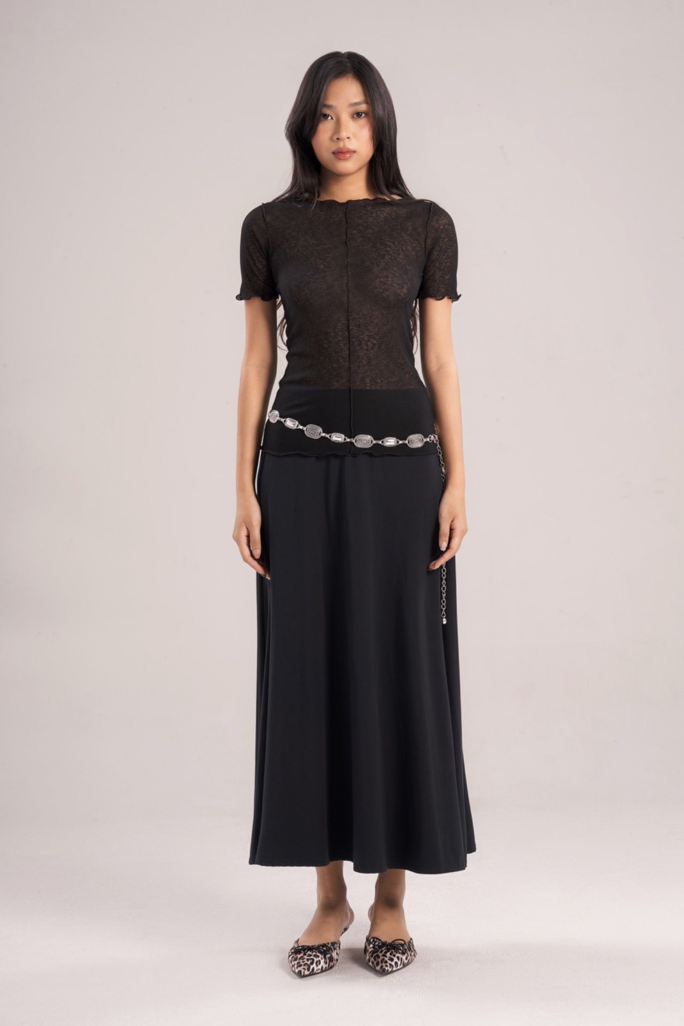 Libe Sheer Fitted Top (Pre-order)