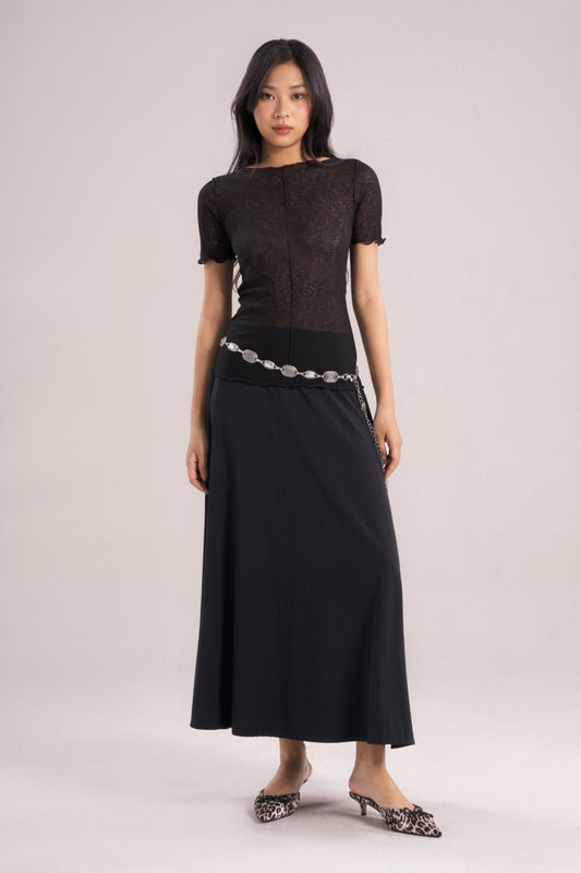 Libe Sheer Fitted Top (Pre-order)