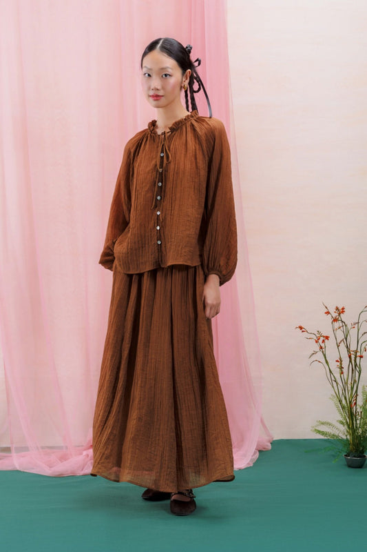 Libe Sheer Maxi Skirt (Pre-order)