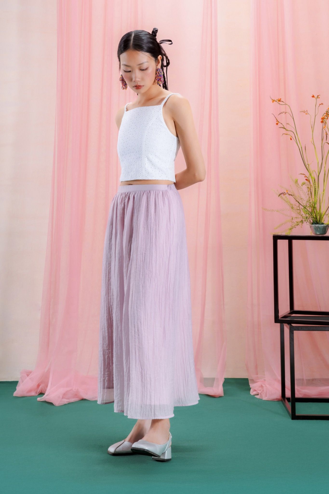 Libe Sheer Maxi Skirt (Pre-order)
