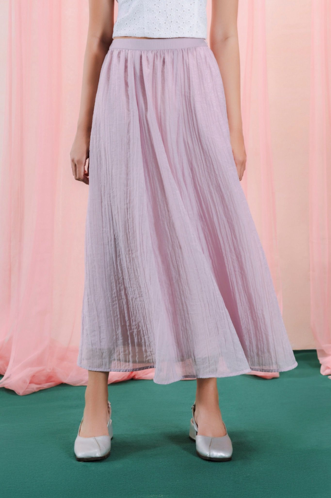Libe Sheer Maxi Skirt (Pre-order)