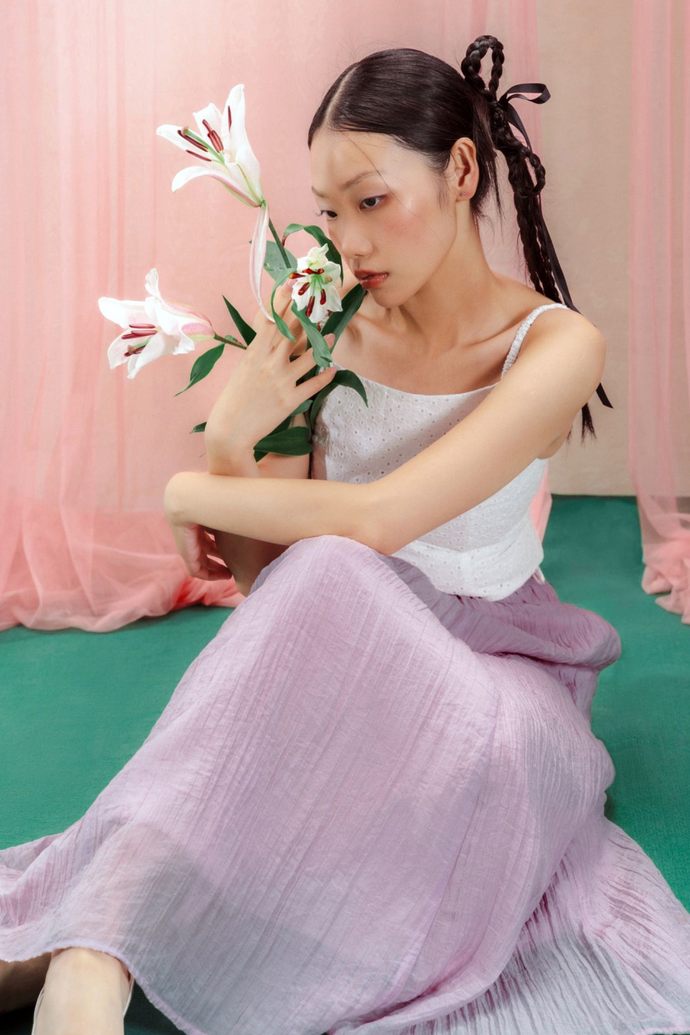 Libe Sheer Maxi Skirt (Pre-order)