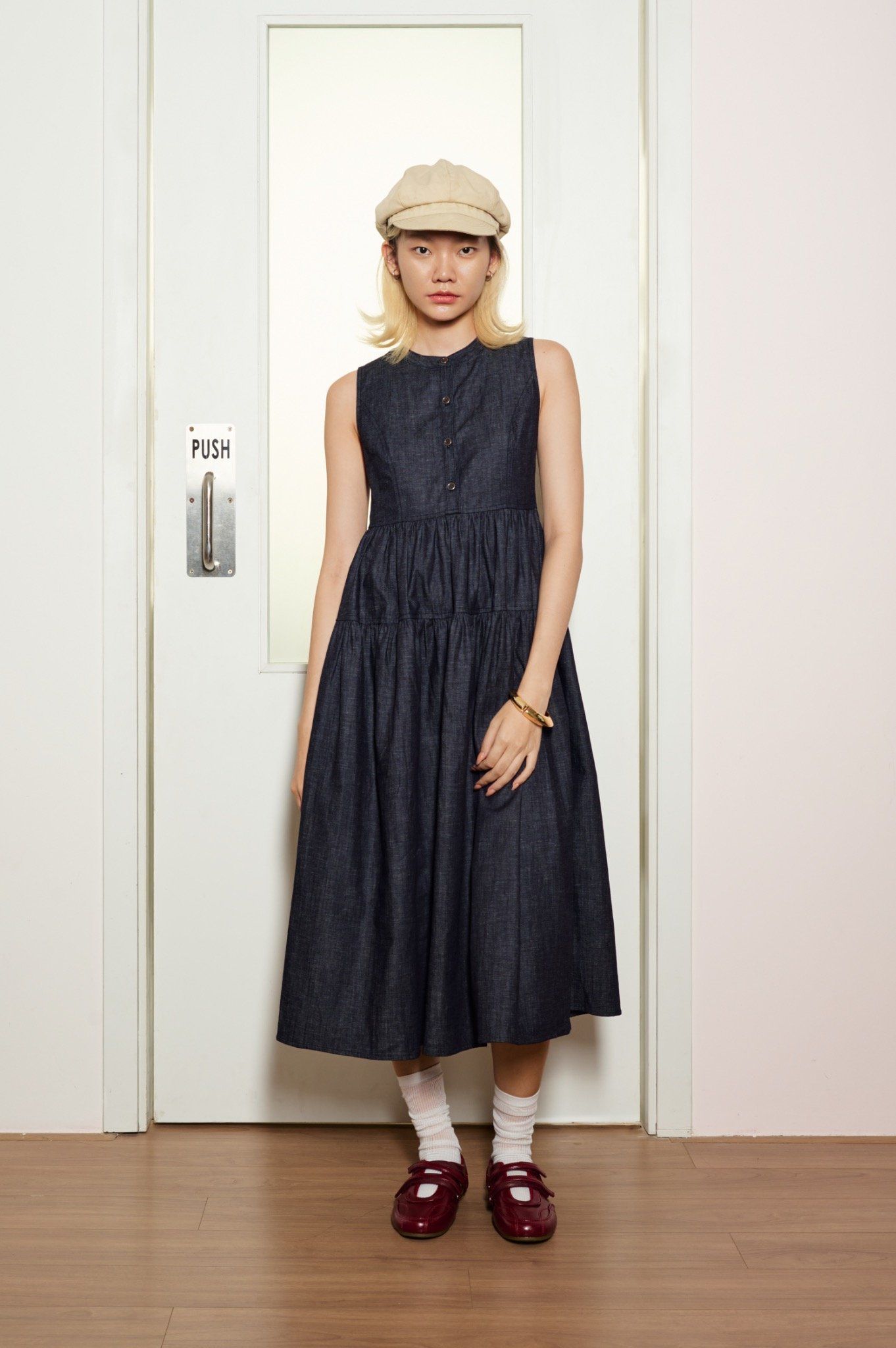 Libe Sleeveless Midi Dress (Pre-order)