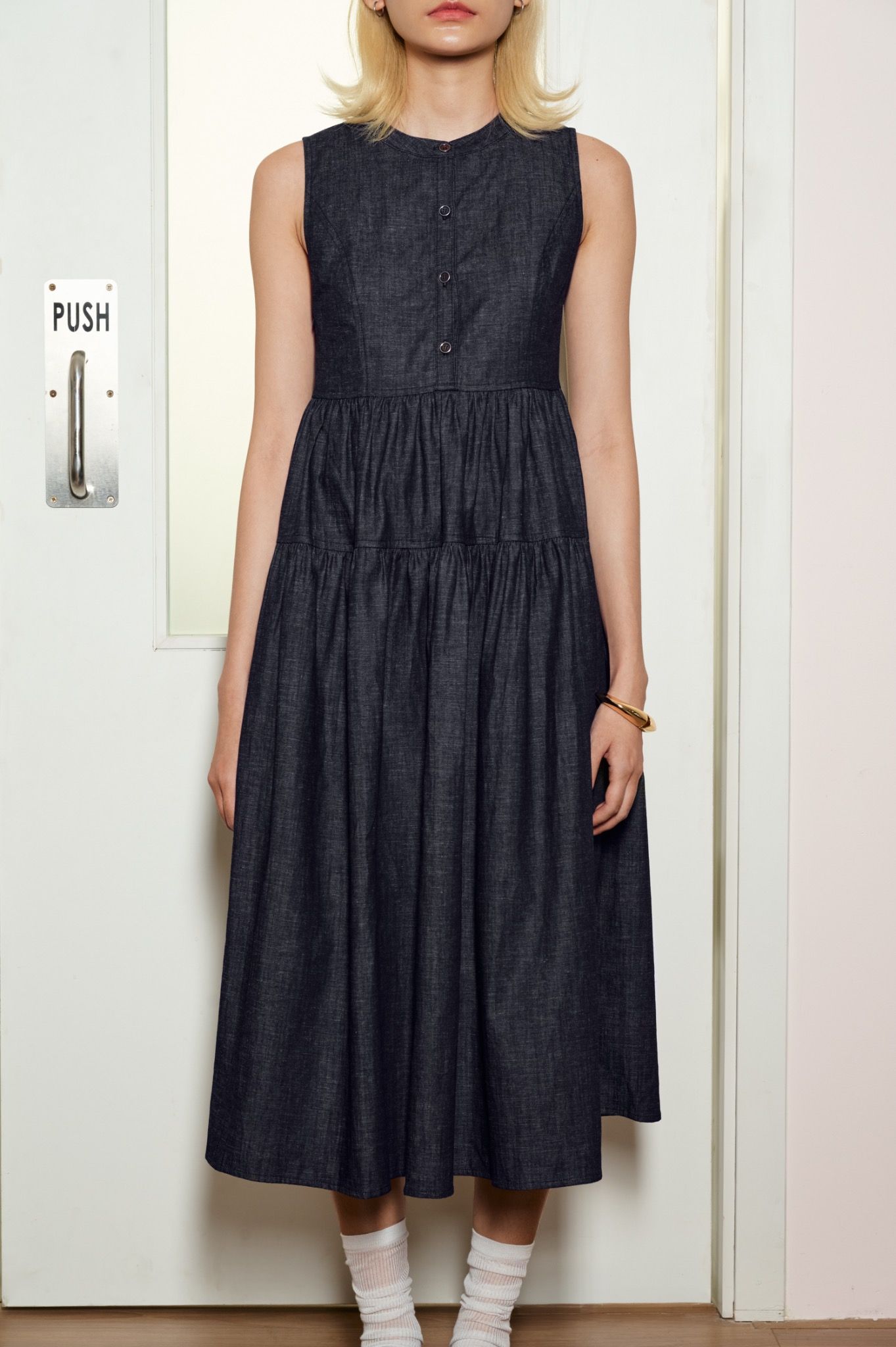 Libe Sleeveless Midi Dress (Pre-order)