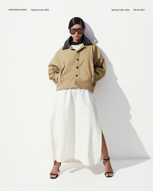 Hypnotism Split Hem Skirt