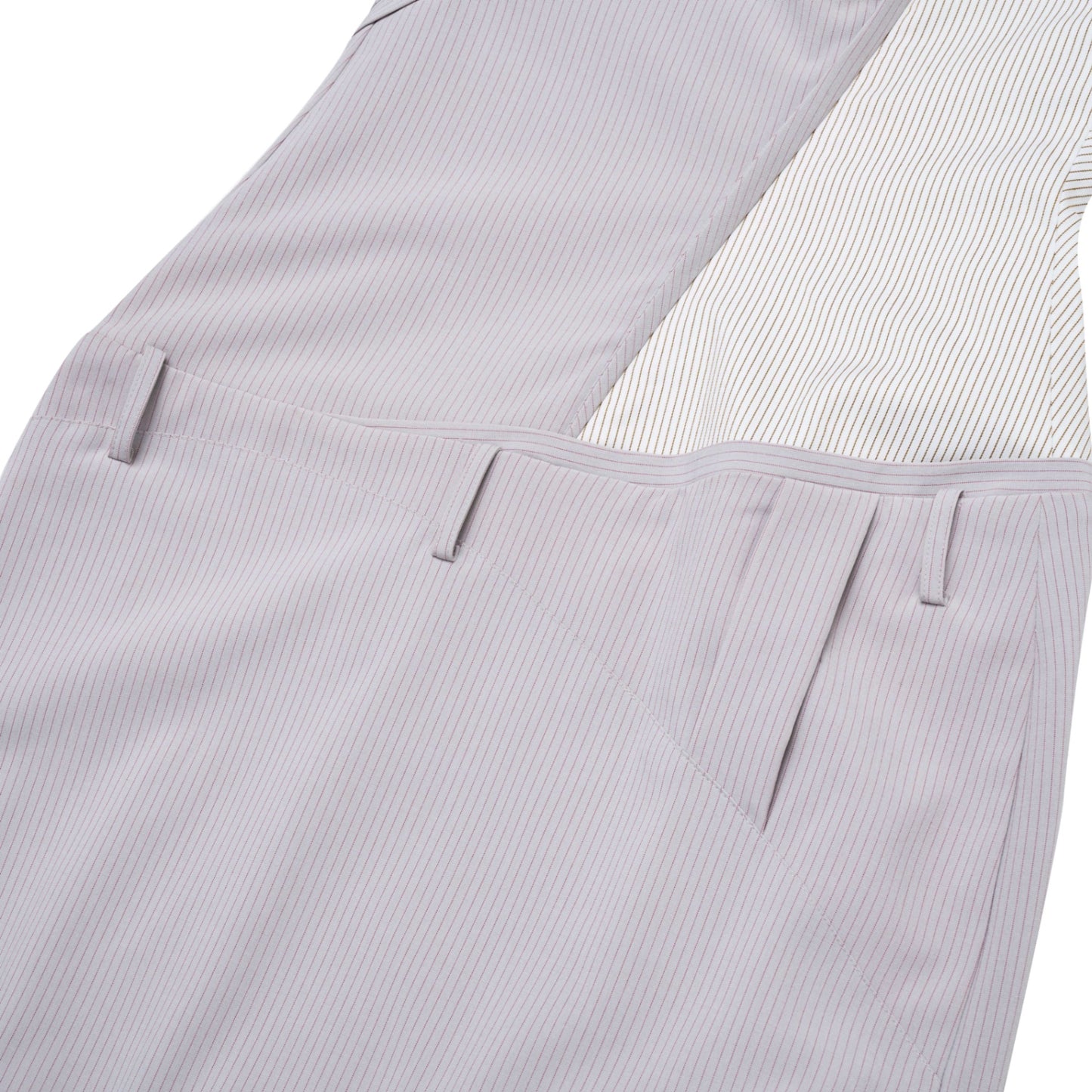 The Beuter Stripe Mini Dress Pink Gray