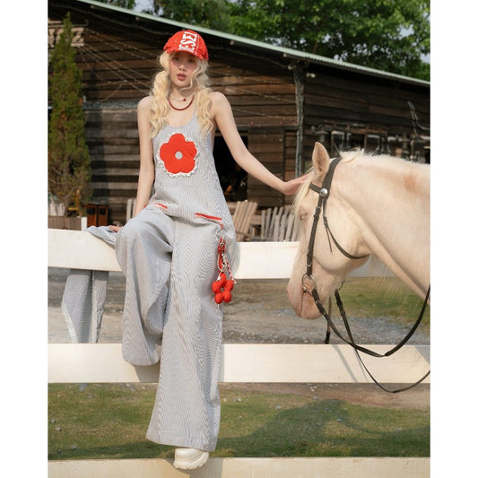 The Swan Striped Jumpsuit