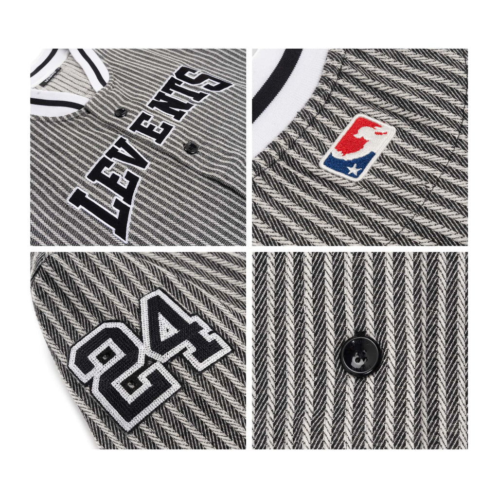 Levents Levents Striped Baseball Jersey